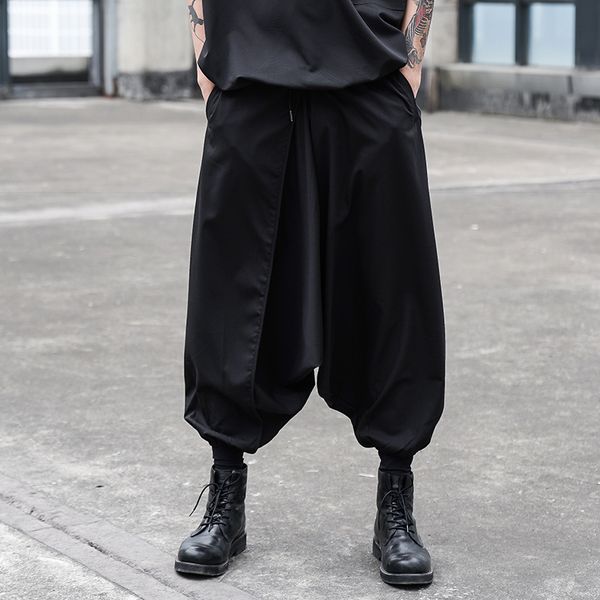 ewq / men's wear design cross big pants for male 2020 spring summer new irregular loose ankle-length harlan wide leg pants y2350, Black
ewq / men's wear design cross big pants for male 2020 spring summer new irregular loose ankle-length harlan wide leg pants y2350, Black