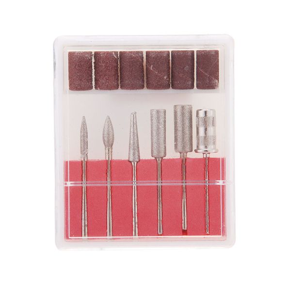 6pcs/set nail art drill bits and sanding bands for nail drill replacement set stainless steel electric file metal bit, Silver
6pcs/set nail art drill bits and sanding bands for nail drill replacement set stainless steel electric file metal bit, Silver