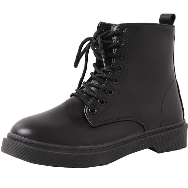 women's shoes handsome fashion martin boots 2020 new autumn europe and america super fire thick-soled locomotive boots, Black
women's shoes handsome fashion martin boots 2020 new autumn europe and america super fire thick-soled locomotive boots, Black