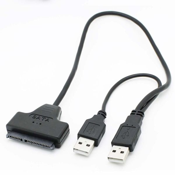 1pcs black light pin adapter cable usb 2.0 to sata 7+15 pin 22 for 2.5" hdd hard disk drive with usb power cable dropshipping
1pcs black light pin adapter cable usb 2.0 to sata 7+15 pin 22 for 2.5" hdd hard disk drive with usb power cable dropshipping