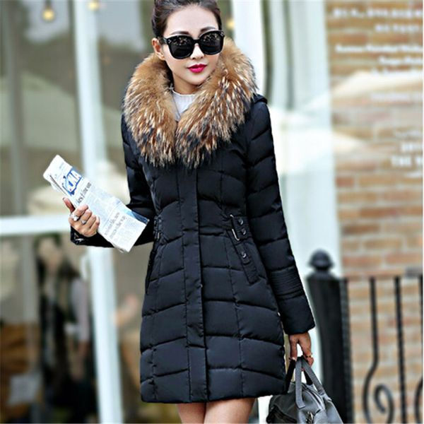 ailooge 2017 womens winter jacket natural fluffy fur collar female coat hooded duck down parkas slim warm women jackets coats, Black
ailooge 2017 womens winter jacket natural fluffy fur collar female coat hooded duck down parkas slim warm women jackets coats, Black