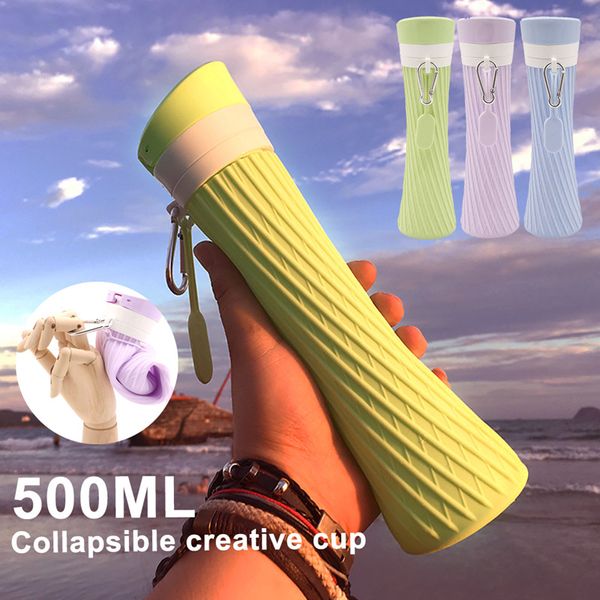 500ml folding silicone water bottle collapsible portable foldable outdoor travel sports kettle drink cup silicone water bottle
500ml folding silicone water bottle collapsible portable foldable outdoor travel sports kettle drink cup silicone water bottle
