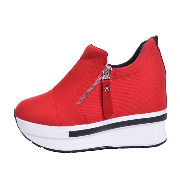 wedges women boots 2019 new platform shoes woman creepers slip on ankle boots fashion casual women shoes xwd4722, Black
wedges women boots 2019 new platform shoes woman creepers slip on ankle boots fashion casual women shoes xwd4722, Black