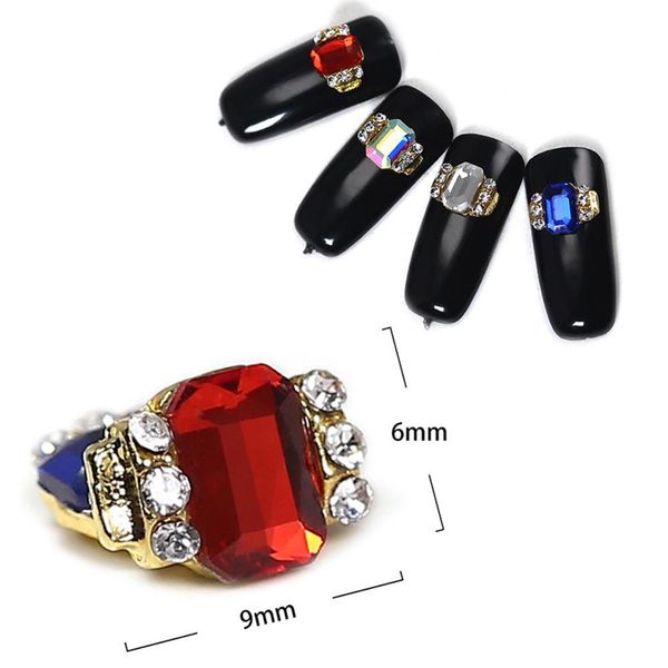 xy fancy 10 pcs nail art rhinestone diamond gems crystal glitter 3d tips accessoires jewelry manicure decoration diy tools, Red;gold
xy fancy 10 pcs nail art rhinestone diamond gems crystal glitter 3d tips accessoires jewelry manicure decoration diy tools, Red;gold
