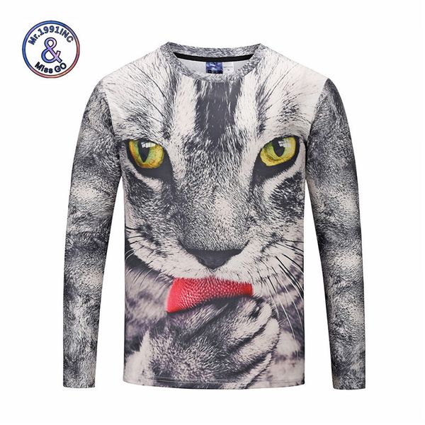 mens designer 18 digital printed 3d long sleeve t-shirt autumn tongue cat animal fitness elastic clothing, White;black
mens designer 18 digital printed 3d long sleeve t-shirt autumn tongue cat animal fitness elastic clothing, White;black