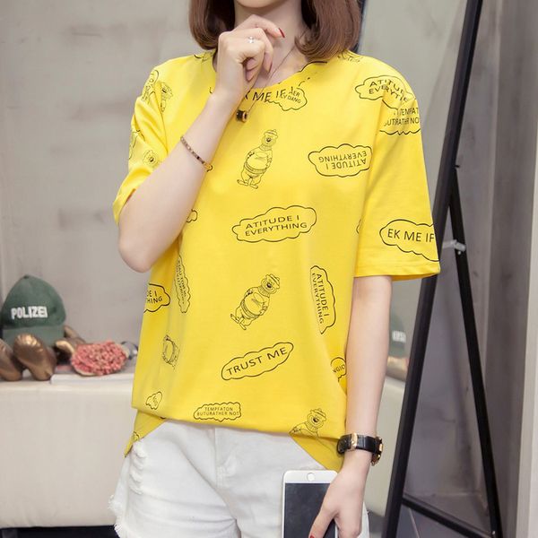 plus size cartoon print tees for women 2020 summer casual loose short sleeve funny lady t-shirts oversized trendy clothes, White
plus size cartoon print tees for women 2020 summer casual loose short sleeve funny lady t-shirts oversized trendy clothes, White