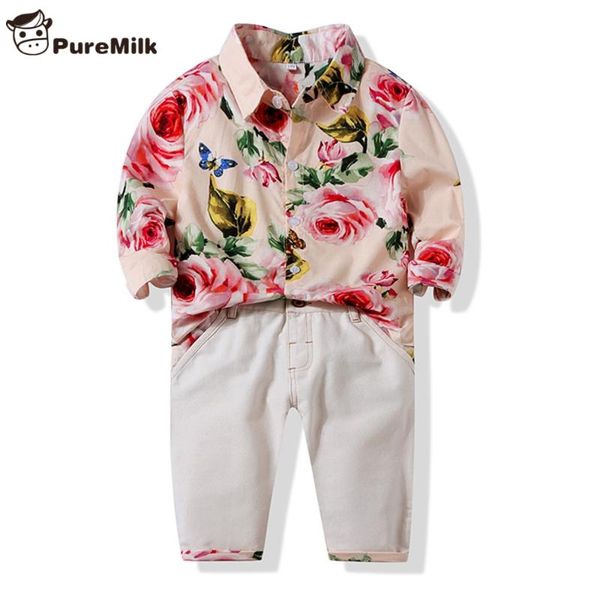 puremilk baby boys clothes 2pcs set floral shirt with pant cotton meterial clothing set, White
puremilk baby boys clothes 2pcs set floral shirt with pant cotton meterial clothing set, White