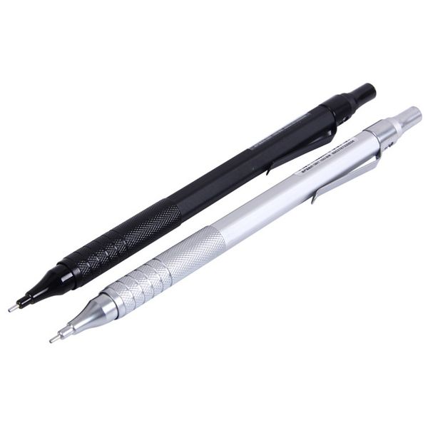automatic drafting pencil, metal mechanical pencil 0.5mm lead size, brushed metal barrel, 1 each, Blue;orange
automatic drafting pencil, metal mechanical pencil 0.5mm lead size, brushed metal barrel, 1 each, Blue;orange