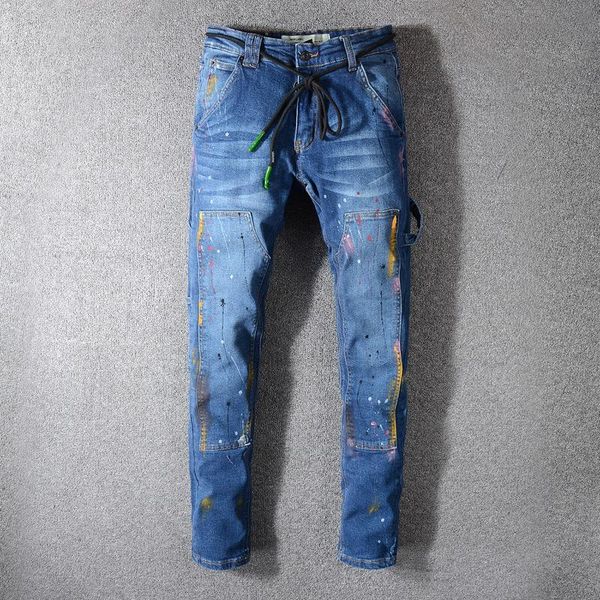 2020 мђжкие пѬоблемне Ѭване джин байкеѬ slim fit мооикл байкеѬ denim дл мђжин мо, Blue
2020 мђжкие пѬоблемне Ѭване джин байкеѬ slim fit мооикл байкеѬ denim дл мђжин мо, Blue