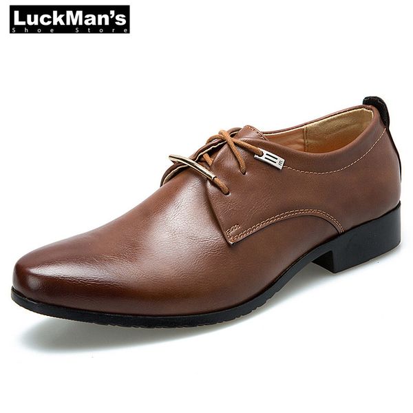 men business dress shoes new fashion leahter lace-up tip style formal office for man derby shoes black brown footwear size 38-45
men business dress shoes new fashion leahter lace-up tip style formal office for man derby shoes black brown footwear size 38-45