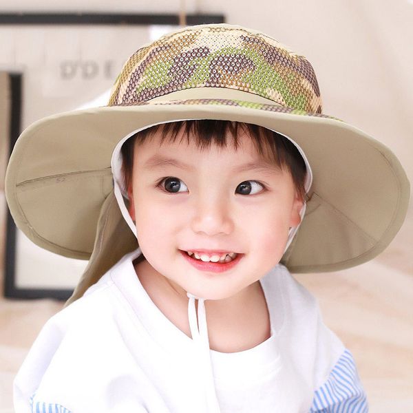 camouflage kids boy girl bucket sun hat neckflap summer ultra wide brim uv protection cap chinstrap stay on protect face neck, Yellow
camouflage kids boy girl bucket sun hat neckflap summer ultra wide brim uv protection cap chinstrap stay on protect face neck, Yellow