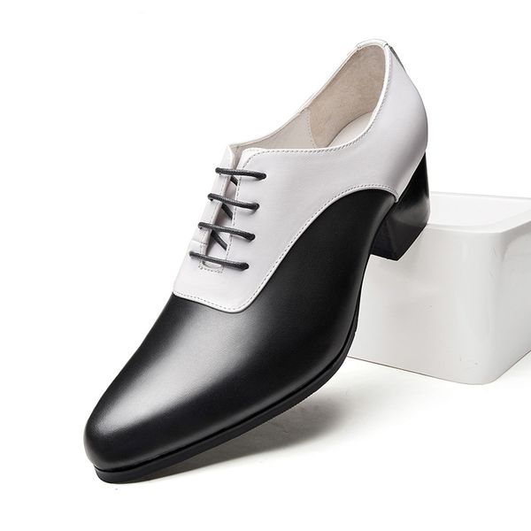 mens pointed toe lace up high heels fashion oxford shoes black and white stitching wedding dress shoes height increase man shoe
mens pointed toe lace up high heels fashion oxford shoes black and white stitching wedding dress shoes height increase man shoe