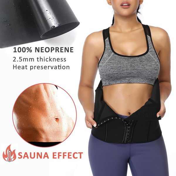 neoprene sauna waist trainer corset sweat belt for women weight loss compression trimmer workout fitness faja shapewear, Black;white
neoprene sauna waist trainer corset sweat belt for women weight loss compression trimmer workout fitness faja shapewear, Black;white