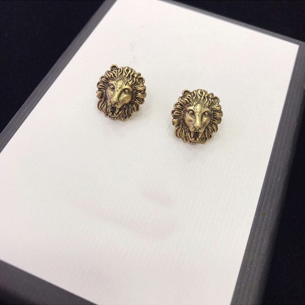 2020 popular retro lion head earrings fashion temperament and elegant ladies jewelry high-end luxury elegant gifts, Silver
2020 popular retro lion head earrings fashion temperament and elegant ladies jewelry high-end luxury elegant gifts, Silver