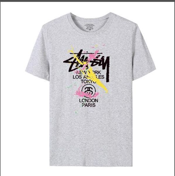 c12 men's women'short-sleeved cotton summer printing pattern loose version of the upper body super handsome fashion trend men', White
c12 men's women'short-sleeved cotton summer printing pattern loose version of the upper body super handsome fashion trend men', White