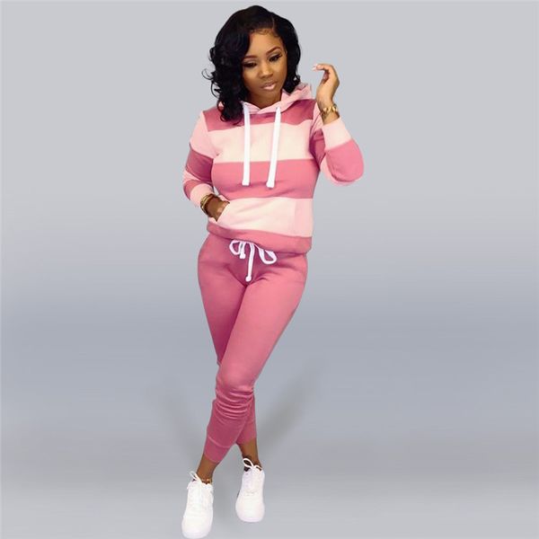 striped womens hooded tracksuits casual female loose printed sports set fashion designer ladies 2pcs set, Gray
striped womens hooded tracksuits casual female loose printed sports set fashion designer ladies 2pcs set, Gray
