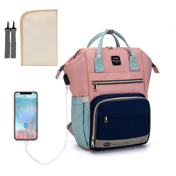 usb interface diaper bag multi-function baby backpack diaper bags large capacity waterproof maternity nappy bags for mommy
usb interface diaper bag multi-function baby backpack diaper bags large capacity waterproof maternity nappy bags for mommy