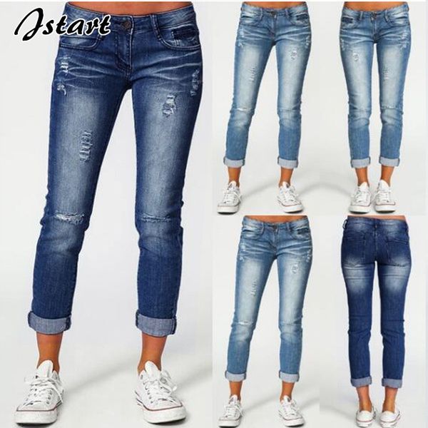 women's jeans for women thin slim plus size elastic cowboy denim pants mom boyfriends 3xl, Blue
women's jeans for women thin slim plus size elastic cowboy denim pants mom boyfriends 3xl, Blue