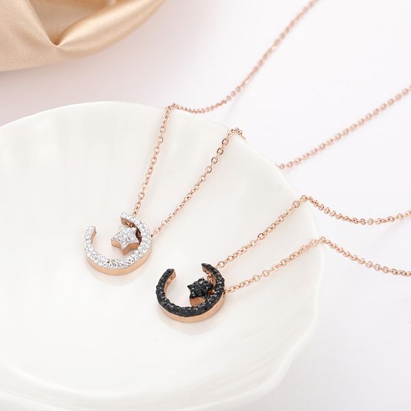 aenine trendy titanium stainless steel rhinestone clay stars moon pendant necklaces for women girl chain choker necklace rn02365, Golden;silver
aenine trendy titanium stainless steel rhinestone clay stars moon pendant necklaces for women girl chain choker necklace rn02365, Golden;silver