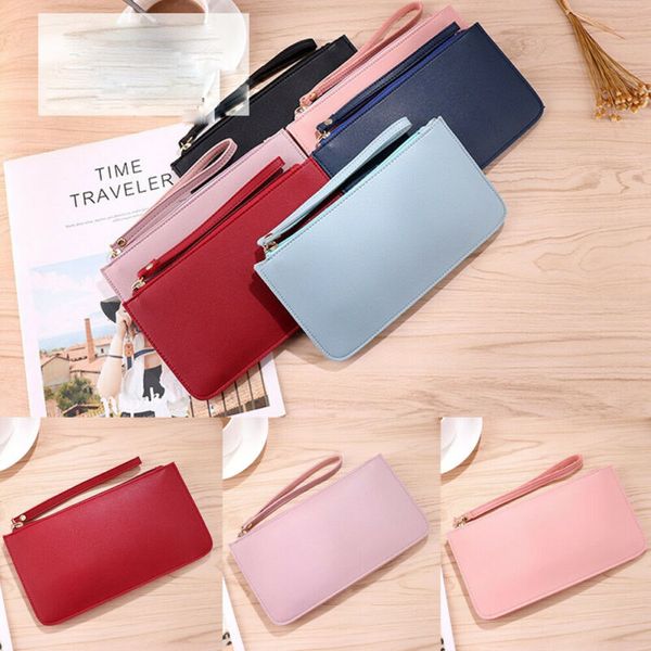women lady leather long wallet money card purse holder organiser zipper card holder wallets, Red;black
women lady leather long wallet money card purse holder organiser zipper card holder wallets, Red;black