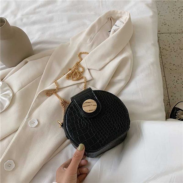 summer 2020 new female bag fashion casual shoulder bag saddle chain small round messenger stone grain ladies
summer 2020 new female bag fashion casual shoulder bag saddle chain small round messenger stone grain ladies