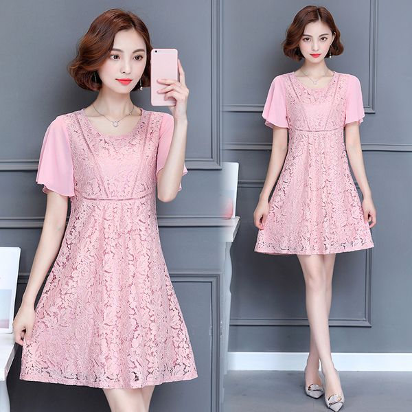 5xl vintage lace dress women 2019 new summer dresses short sleeve o-neck loose women dress plus size teenage school cute, Black;gray
5xl vintage lace dress women 2019 new summer dresses short sleeve o-neck loose women dress plus size teenage school cute, Black;gray