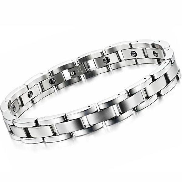 fashion-mens sleek magnetic therapy bracelet for arthritis pain relief men bracelet gifts for women, Black
fashion-mens sleek magnetic therapy bracelet for arthritis pain relief men bracelet gifts for women, Black