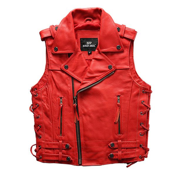men's leather & faux 2021 genuine vest oblique zippers cowhide motorcycle waistcoat vintage biker sleeveless jackets for male, Black
men's leather & faux 2021 genuine vest oblique zippers cowhide motorcycle waistcoat vintage biker sleeveless jackets for male, Black