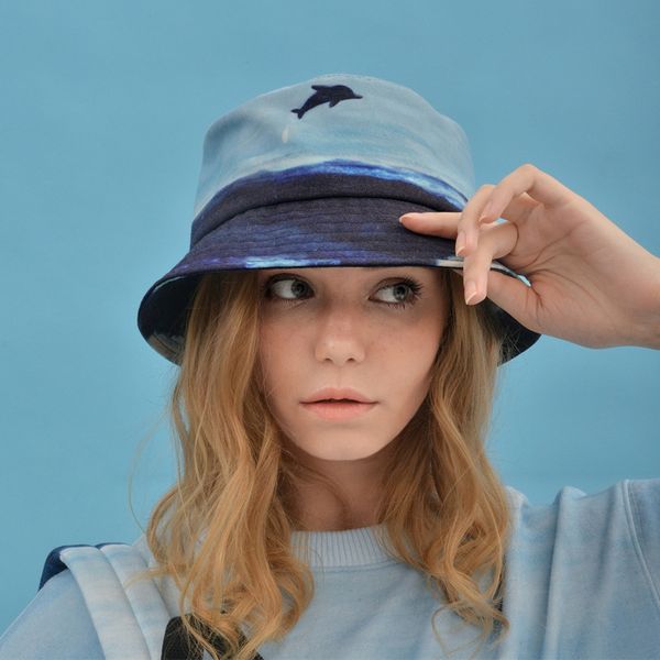 yizistore canvas printed fisherman women's casual bucket bucket canvas fisherman sun hat foldable basin hat, Blue;gray
yizistore canvas printed fisherman women's casual bucket bucket canvas fisherman sun hat foldable basin hat, Blue;gray
