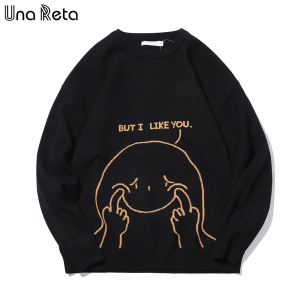 una reta men sweater new autumn winter men clothing funny print pullover jumper men's sweater pull homme casual, White;black
una reta men sweater new autumn winter men clothing funny print pullover jumper men's sweater pull homme casual, White;black