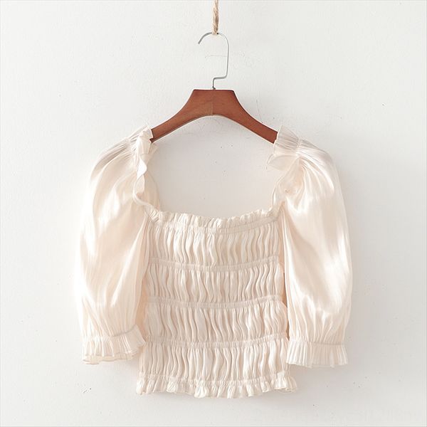 s1-2990 2020 casual bubble sleeve one-line collar pleated princess s1-2990 style 2020 casual bubble sleeve one-line collar pleated princ, White
s1-2990 2020 casual bubble sleeve one-line collar pleated princess s1-2990 style 2020 casual bubble sleeve one-line collar pleated princ, White