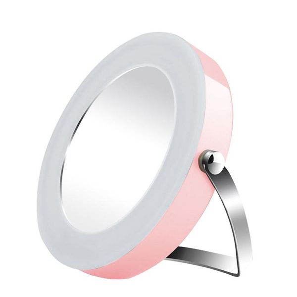 fashion makeup vanity mirror cosmetic portable 360 degrees spining magnifying mirror with led lights (pink 97 x 30mm
fashion makeup vanity mirror cosmetic portable 360 degrees spining magnifying mirror with led lights (pink 97 x 30mm