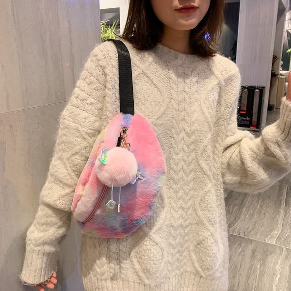 2020 new ladies chest bag autumn and winter plush waist bag korean version cute shoulder messenger women
2020 new ladies chest bag autumn and winter plush waist bag korean version cute shoulder messenger women