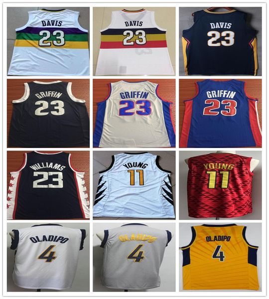 Stitched men anthony 23 davi jer ey ba ketball college trae 11 young victor 4 oladipo lou 23 william jer ey blake 23 griffin hirt 
Stitched men anthony 23 davi jer ey ba ketball college trae 11 young victor 4 oladipo lou 23 william jer ey blake 23 griffin hirt
