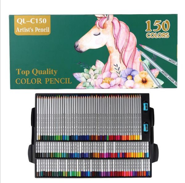 120/150 colors professional oil color pencils set artist painting sketching wood color pencil school art supplies
120/150 colors professional oil color pencils set artist painting sketching wood color pencil school art supplies
