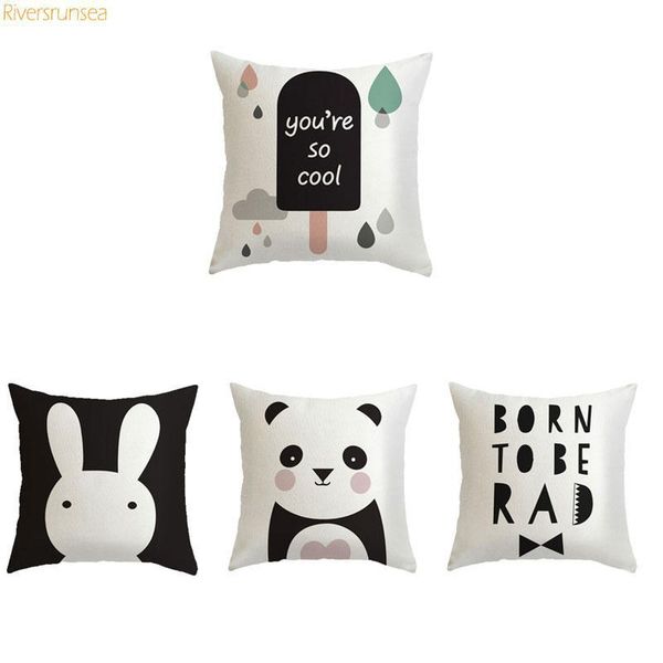 cute black and white cartoon balloon panda animal pillow simple english alphabet for home kids bedroom decor
cute black and white cartoon balloon panda animal pillow simple english alphabet for home kids bedroom decor