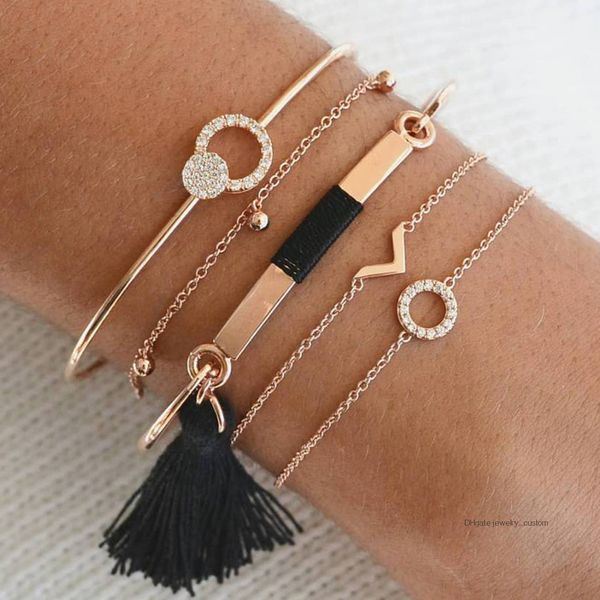 5 pcs/set bohemian retro crystal circle geometry tassel pendant bracelet set women charm party jewelry accessories drop shipping, Golden;silver
5 pcs/set bohemian retro crystal circle geometry tassel pendant bracelet set women charm party jewelry accessories drop shipping, Golden;silver