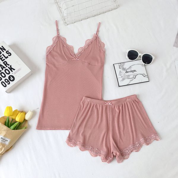 2018 new summer short ladies lace cotton sleeveless set v-neck sleepwear solid summer home wear sleep wear for women, Black;red
2018 new summer short ladies lace cotton sleeveless set v-neck sleepwear solid summer home wear sleep wear for women, Black;red