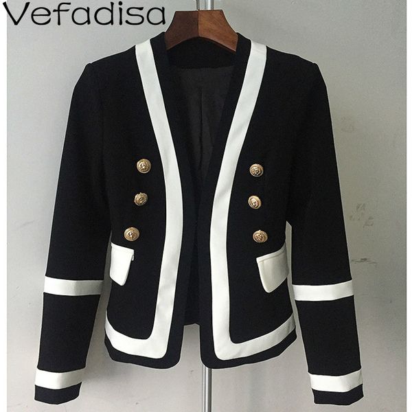 vefadisa autumn casual solid black slim coat loose double breasted coat short turn-down collar woman 2019 qyf347, Tan;black
vefadisa autumn casual solid black slim coat loose double breasted coat short turn-down collar woman 2019 qyf347, Tan;black