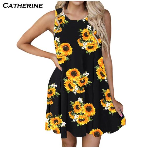 summer beach dress boho strap loose vest dress women sleeveless sundress casual floral print party mini vestidos#j3, Black;gray
summer beach dress boho strap loose vest dress women sleeveless sundress casual floral print party mini vestidos#j3, Black;gray