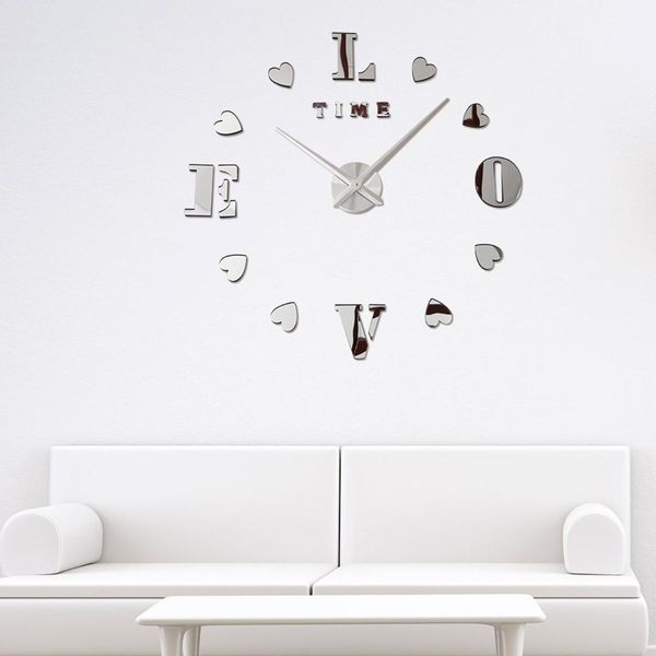 large wall clock watch 3d wall clocks de pared home decoration 3d stickers love living room home decoration accessories
large wall clock watch 3d wall clocks de pared home decoration 3d stickers love living room home decoration accessories