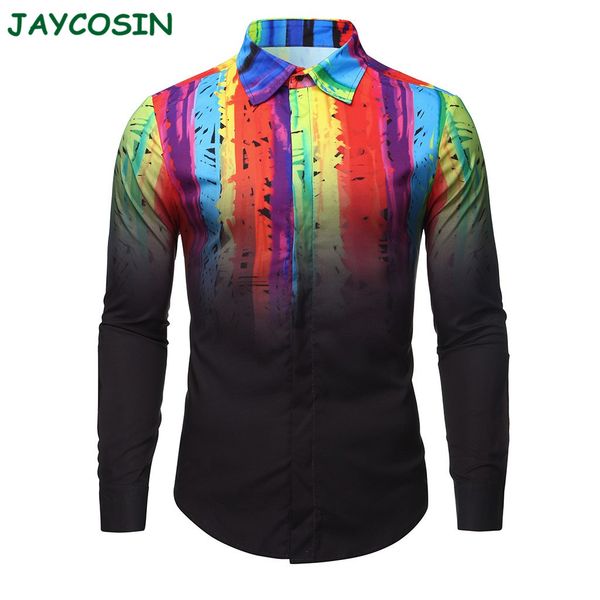 jaycosin men clothes 2019 autumn winter gradient print slim shirt men fashion casual long sleeve plus size shirt homme 1122, White;black
jaycosin men clothes 2019 autumn winter gradient print slim shirt men fashion casual long sleeve plus size shirt homme 1122, White;black