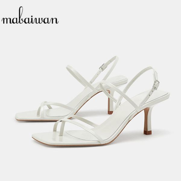 mabaiwan 2020 fashion women square toe sandals female thin high heel casual shoes women white wedding party narrow band sandals, Black
mabaiwan 2020 fashion women square toe sandals female thin high heel casual shoes women white wedding party narrow band sandals, Black