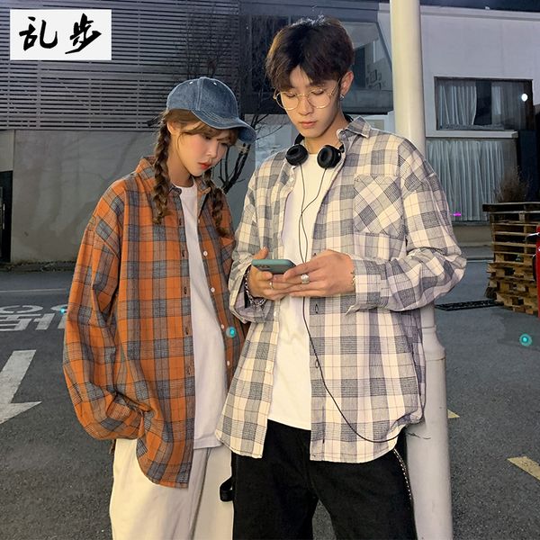 korean casual men shirt plaid loose yellow button long sleeve shirt men kemeja pria stylish high street mens clothing bb60ncs, White;black
korean casual men shirt plaid loose yellow button long sleeve shirt men kemeja pria stylish high street mens clothing bb60ncs, White;black
