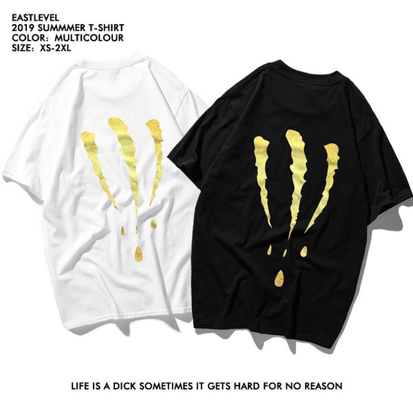 ete street hip-hop ifashion easy gilding printing short sleeve t pity male half sleeve summer wear tide, White;black
ete street hip-hop ifashion easy gilding printing short sleeve t pity male half sleeve summer wear tide, White;black