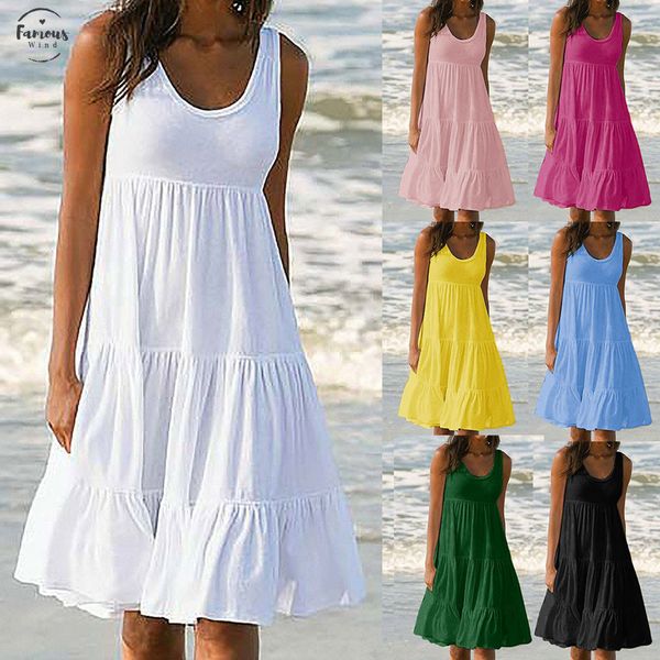womens holiday summer solid casual maxi dresses for women summer dresses sleeveless party beach dress sukienka, Black;gray
womens holiday summer solid casual maxi dresses for women summer dresses sleeveless party beach dress sukienka, Black;gray