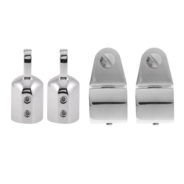 boat bimini canopy 316 stainless steel 7/8" 2pcs tube/pipe eye end cap & 2pcs clamp jaw slide
boat bimini canopy 316 stainless steel 7/8" 2pcs tube/pipe eye end cap & 2pcs clamp jaw slide