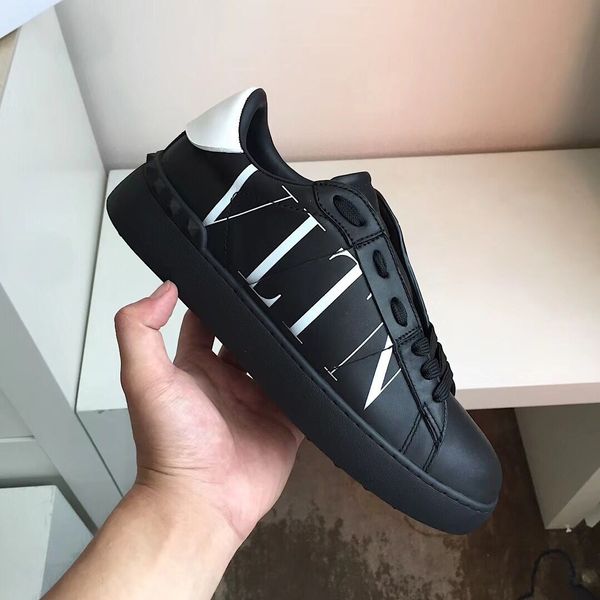 mens open designer shoes fashion lace up ace genuine leather sneakers luxury casual shoes gift for women size 35-46, Black
mens open designer shoes fashion lace up ace genuine leather sneakers luxury casual shoes gift for women size 35-46, Black
