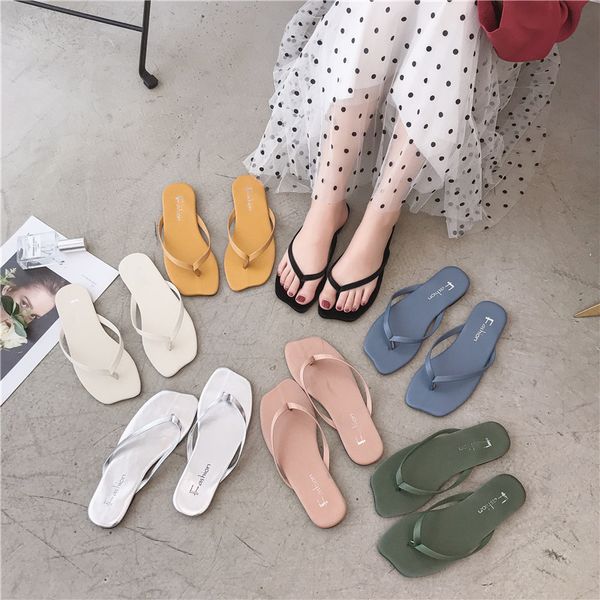 mixed colors rubber slippers women shoes 2019 ladies flip flops slides med square toe british new flip-flops sliders retro, Black
mixed colors rubber slippers women shoes 2019 ladies flip flops slides med square toe british new flip-flops sliders retro, Black