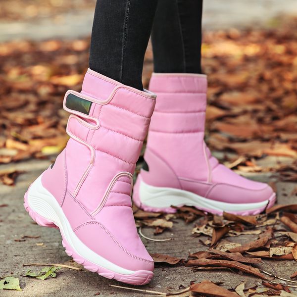 ladies snow warm boots beige sky blue women winter fur shoes comfortable female mid-calf boots rubber bottom platform, Black
ladies snow warm boots beige sky blue women winter fur shoes comfortable female mid-calf boots rubber bottom platform, Black